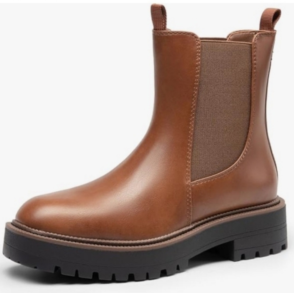Dream Pairs Tan Ankle Boots